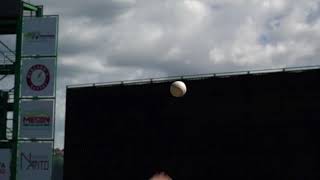 4Seam Fastball  Curveball  Release in Slow Motion [upl. by Ayian]