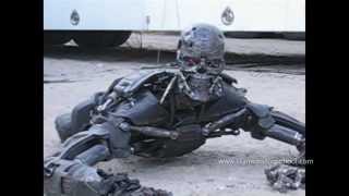 TERMINATOR SALVATION BehindtheScenes T600 Puppet Rehearsal [upl. by Watters276]