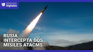 En un minuto Rusia intercepta dos misiles ATACMS lanzados por Ucrania [upl. by Attevroc]