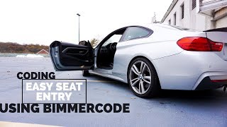 Coding Easy Seat Entry With BIMMERCODE [upl. by Allehcim]