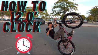 How To Do A quot12 OClockquot While Wheeling A Bike [upl. by Nitsirt953]