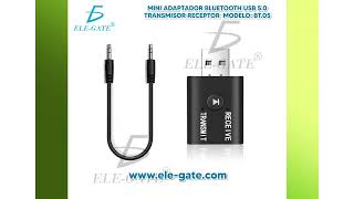 Mini Adaptador Bluetooth Usb 50 Transmisor Receptor [upl. by Ernestus375]