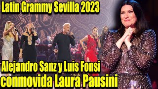 Laura Pausini rompió a llorar en el escenario de los Latin Grammy Sevilla 2023 [upl. by Kaliope]