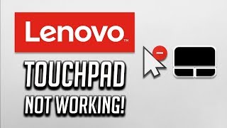 Lenovo Touchpad Not Working in Windows 1087 2024 Tutorial [upl. by Stier]