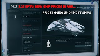 Star Citizen Ship Prices Are In and Way Up For Most [upl. by Nosral]