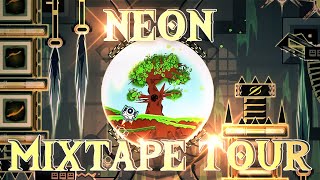 quotNeon Mixtape Tourquot Extreme Demon by TwisterDude161 Loltad pocke amp more  Geometry Dash 22 [upl. by Maurizio346]