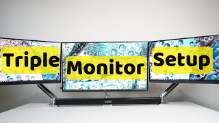 Connect 3 Monitors To 1 PC Explained In 4 Minutes [upl. by Idolem]