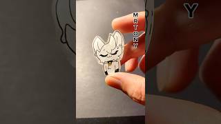 Shrinky dinks keychain Makiko Fox shortvideo makikofox diy keychain shrinkplastic shrinkydinks [upl. by Uamak]