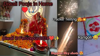 Diwali celebration in Ferozepur 2024 💥♥️ [upl. by Kamal]