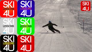 Advanced Ski Lessons 6  Carving  How to Learn to ski  Ski Technique  Ski School  Ski Drills [upl. by Noman]