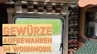 7 Ideen Gewürze aufbewahren  Organisation Wohnmobil 3 [upl. by Oreves]