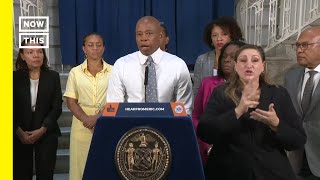 Mayor Eric Adams Discusses Asylum Seeker ‘Crisis’ in NYC [upl. by Jeffie]