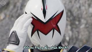 Bakuryuu Sentai Abaranger 20th anniversary  henshin and rollcall full HD vietsub [upl. by Reffinnej915]