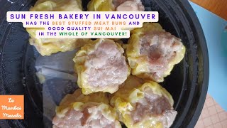 Best quality Pork in Sui Mai is from Sun Fresh Bakery in VancouverThe BBQ Pork buns are Good too [upl. by Im]