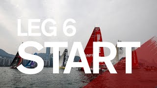 Leg 6 Start in Hong Kong – Full Replay  Volvo Ocean Race [upl. by Pember776]