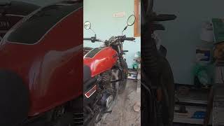 cb350rs bike accident footrest broken [upl. by Oner]