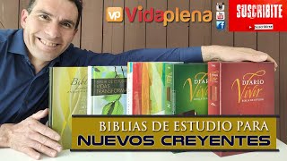 LAS MEJORES BIBLIAS DE ESTUDIO para Nuevos Creyentes  EXCELENTES recursos de crecimiento espiritual [upl. by Niko]