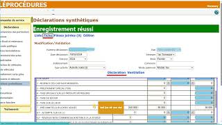 LePoussecom  TELEDECLARATION DU BAIL  DU PRECOMPTE SUR LOYER ET DE LA TAXE DHYGIENE ET SALUBRITE [upl. by Ardnahc]