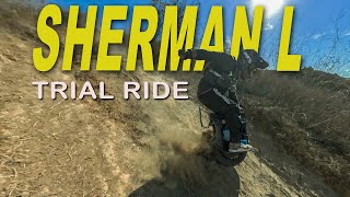 Veteran Sherman L Trail Riding on a Street Tire [upl. by Garvin]