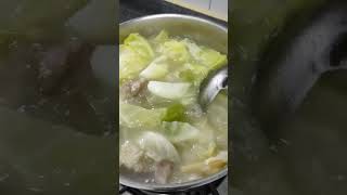 Tinolang baboy na may repolyosarap ng sabaw yummy [upl. by Septima899]