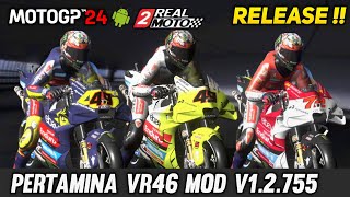 RELEASE REAL MOTO 2 MOD APK DUCATI PERTAMINA VR46  REAL MOTO 2 MOD APK UNLIMITED MONEY V12755 [upl. by Hsenid]