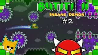 Butiti II 2 74 Insane Demon Aver que sale hoy  Geometry Dash Stream [upl. by Bolme]