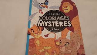 Les Ateliers Disney Coloriages mystères [upl. by Tanner]