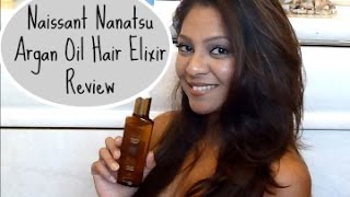 Naissant Nanatsu Argan Oil Hair Elixir Review [upl. by Eeryk]