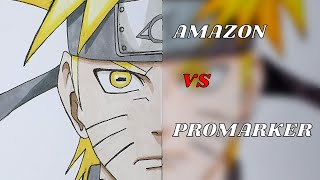 Feutre Promarker VS Feutre alcool Amazon [upl. by Ahsiener]