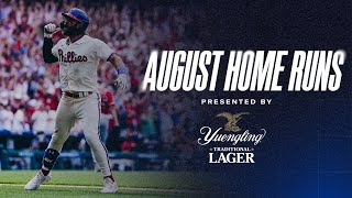 All 59 Home Runs of August pres by Yuengling [upl. by Oniliuqnart]