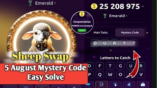 Sheep swap mystery code today 5 august easy solve [upl. by Imehon]