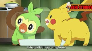 Grookey and pikachu cute momentspokemon journeys ep 71 [upl. by Neal]