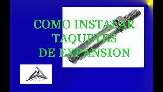 Como instalar taquetes de expansion [upl. by Nitsa277]