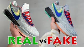 LEBRON 20 Nike Lifer REAL VS FAKE [upl. by Aizat]