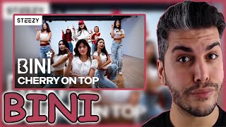 BINI Cherry On Top Dance Practice  STEEZYCO REACTION [upl. by Nevuer941]