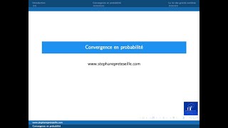 Convergence en probabilité [upl. by Attalie]