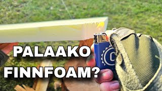 PALAAKO FINNFOAM ERISTE PALOTURVALLISUUS TESTI [upl. by Nonna]