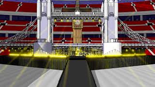 WWE Drew McIntyre Custom WrestleMania UK Stage Entrance Concept [upl. by Eirol402]