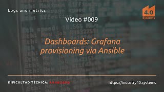 Dashboards Grafana Provisioning via Ansible [upl. by Aicsile]