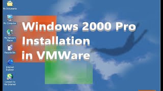 Windows 2000 Installation  VMWare [upl. by Monti]