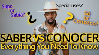 Learn How To Correctly Use SABER And CONOCER In Spanish Everything You Need To Know [upl. by Elfreda6]