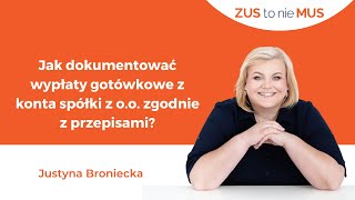 Jak dokumentować wypłaty pieniędzy w bankomacie z konta spółki z oo [upl. by Eneluj]