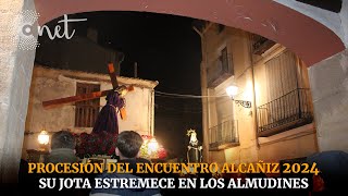 Procesión del ENCUENTRO en ALCAÑIZ  Semana Santa 2024 [upl. by Agosto]