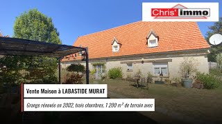 Vente Maison à LABASTIDE MURAT  265000 € [upl. by Tedi187]