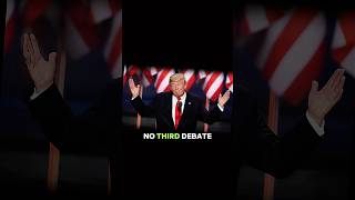 “No Third Debate” says Donald Trump shorts subscribe [upl. by Ahsiema]