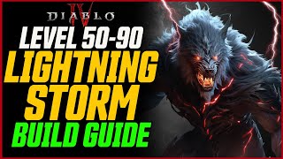 Lightning Storm Druid Midgame Guide Level 5090 No Tempest Roar  Diablo 4 Season 3 [upl. by Didier]