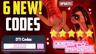 NEW ALL WORKING CODES FOR DTI DRESS TO IMPRESS JUNE 2024 ⚡ ROBLOX DRESS TO IMPRESS [upl. by Auqinahs104]