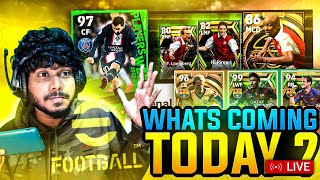 WHATS COMING TODAY 🛑 EFOOTBALL LIVE PACK OPENING amp REVIEW efootball pes2021 [upl. by Ellata195]