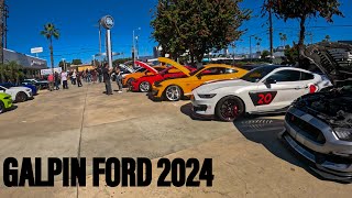 MUSTANG OWNERS ENVADE GALPIN FORD 2024 AUTO EVENT FEAT SOCAL SHELBYS [upl. by Bobbette]