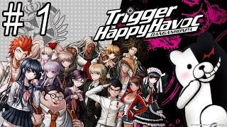 Lets Play Danganronpa Trigger Happy Havoc Blind  1  Prologue Welcome To Despair [upl. by Trumann]